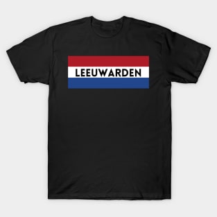 Leeuwarden City in Dutch Flag T-Shirt
